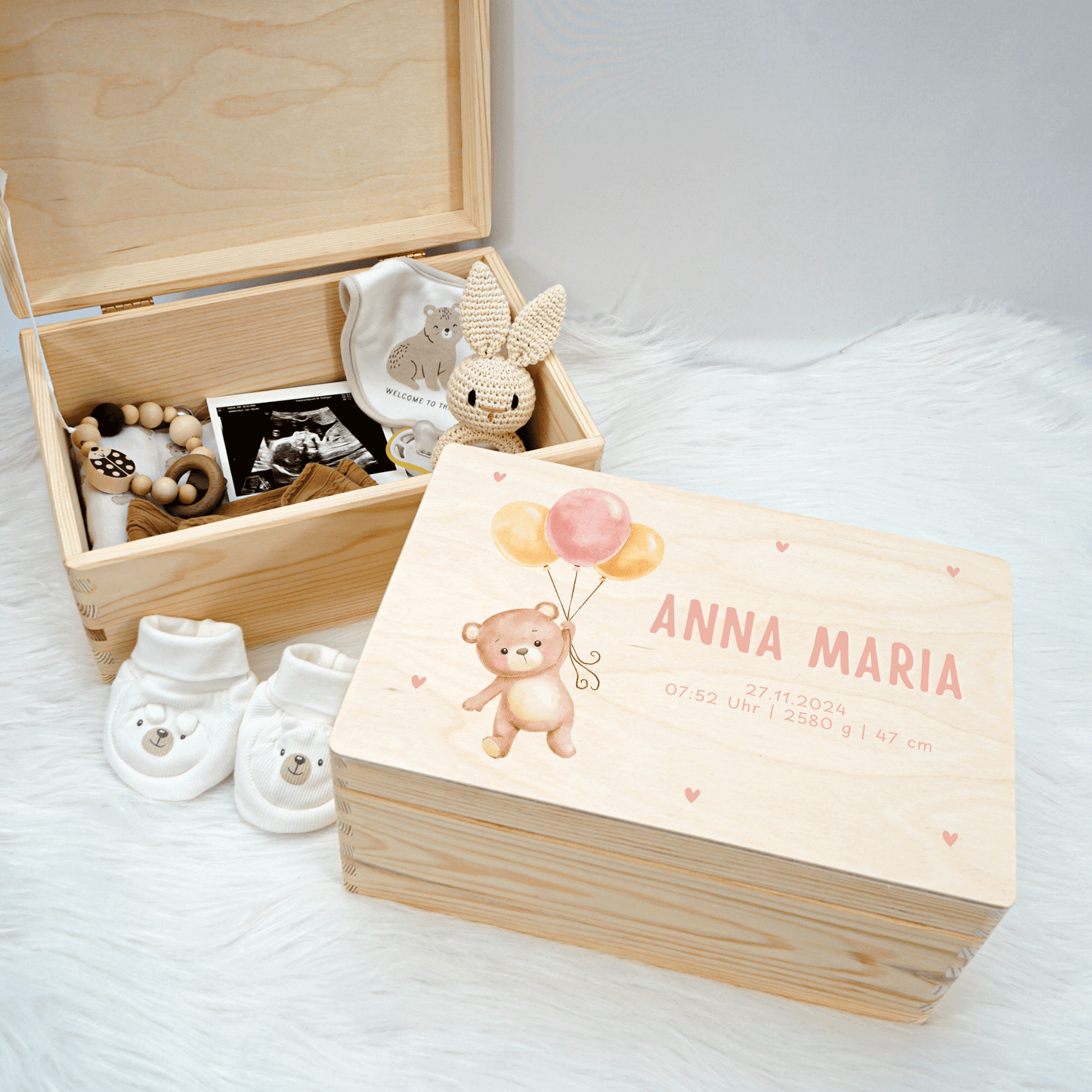 Personalized Memory Box - Baby Lion