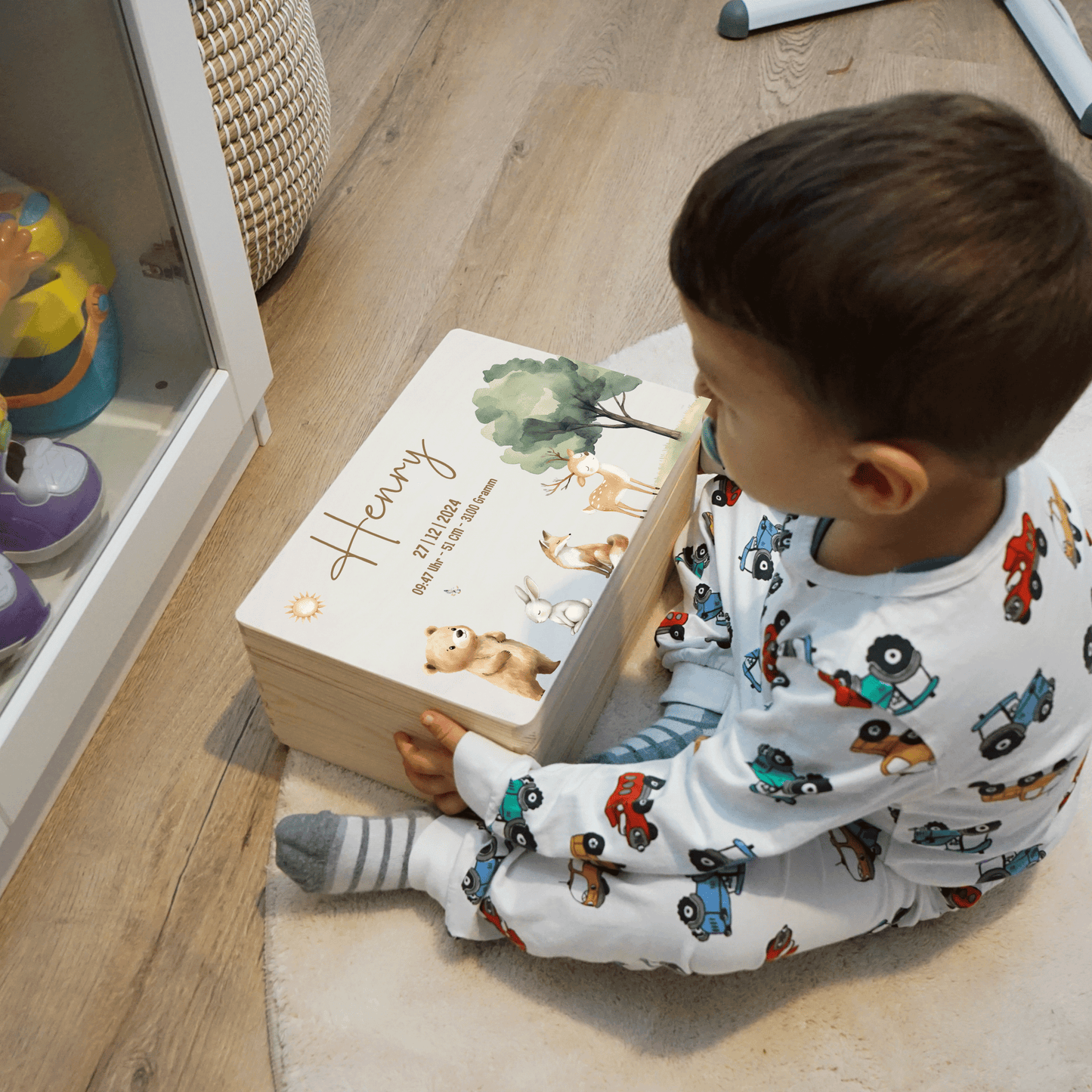 Personalized Memory Box - Baby Lion