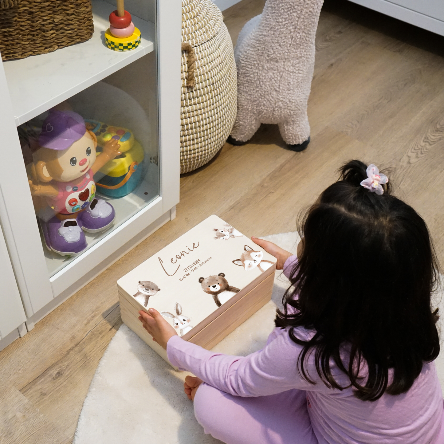 Personalized Memory Box - Baby Lion