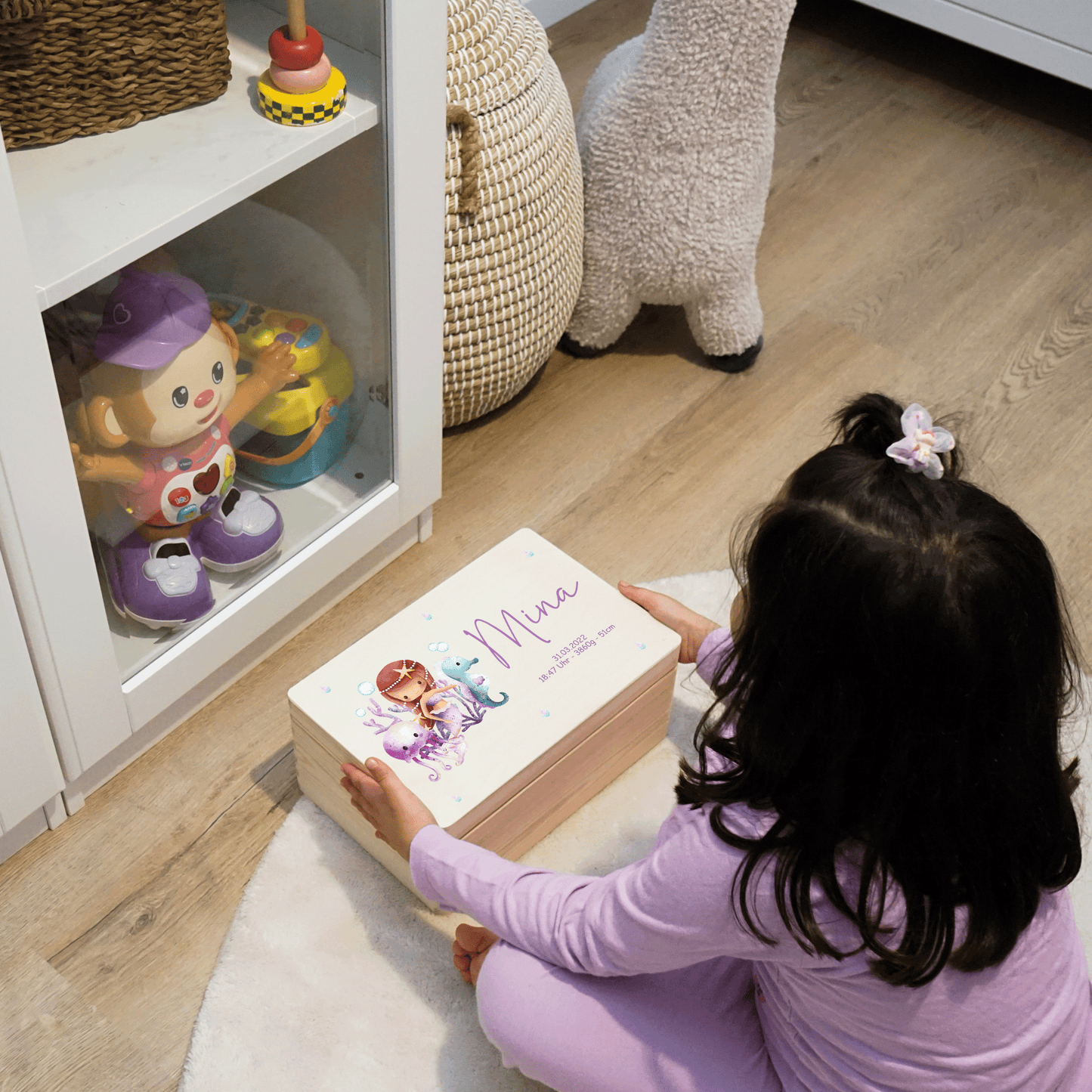Personalized Memory Box - Baby Lion