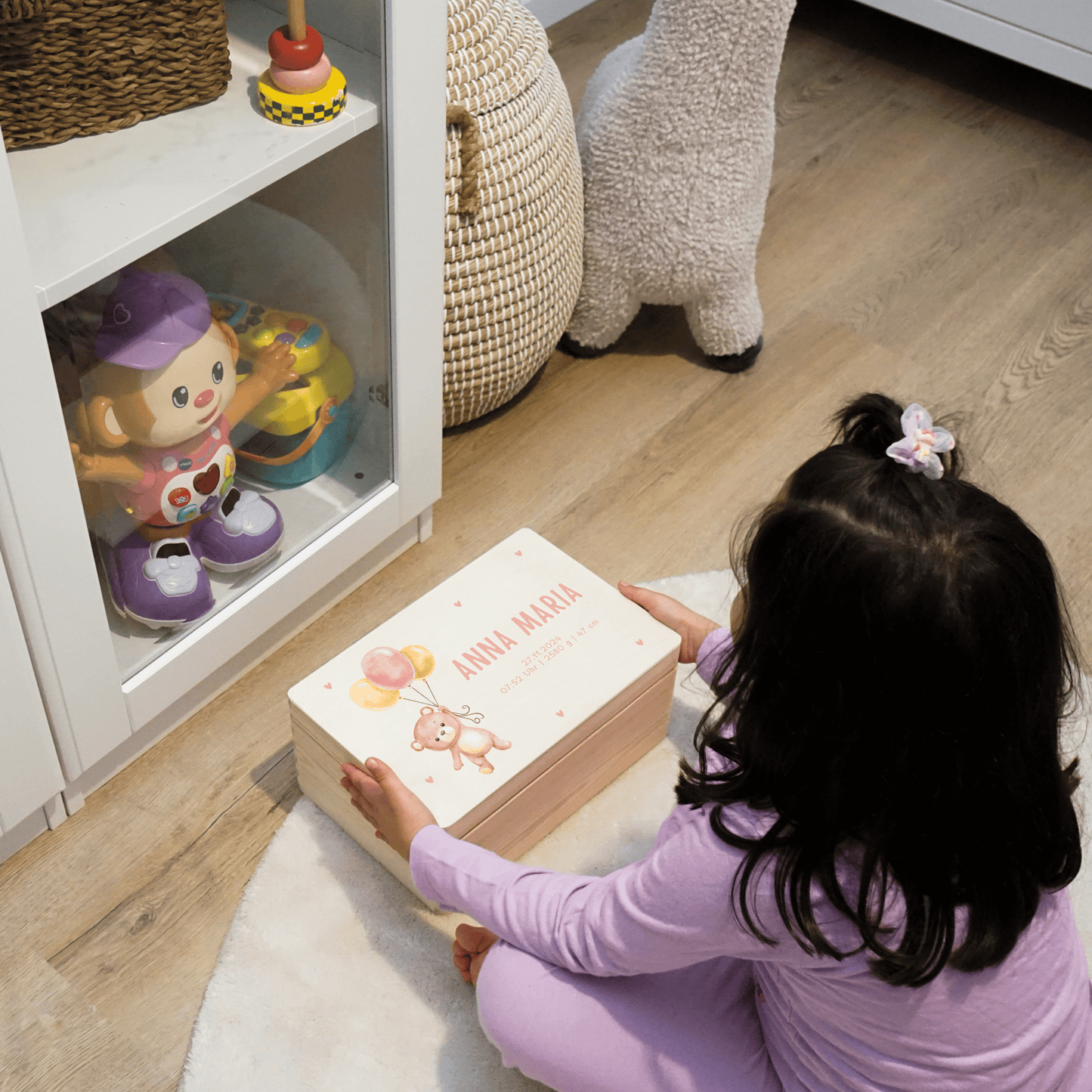 Personalized Memory Box - Baby Lion