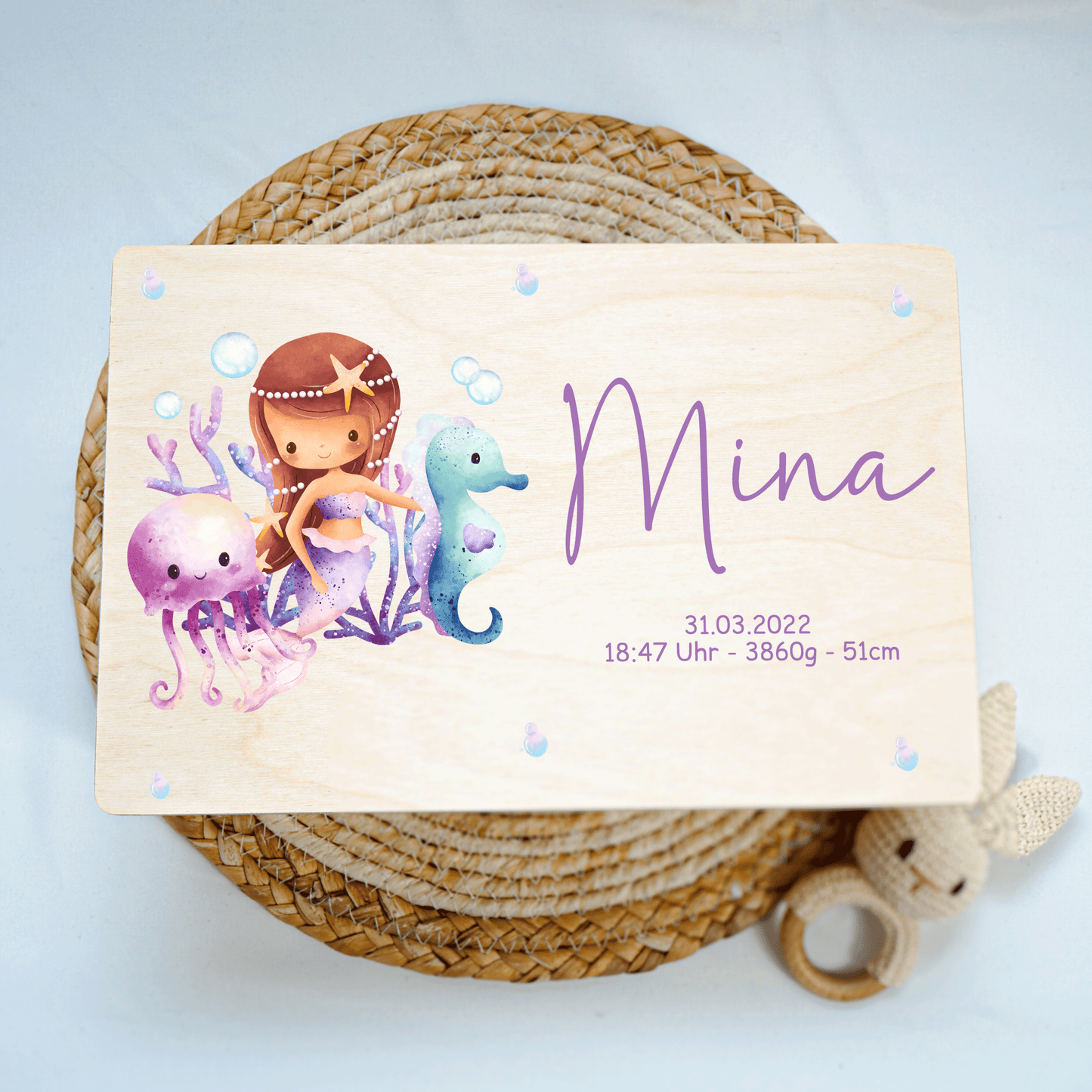 Personalized Memory Box - Baby Lion