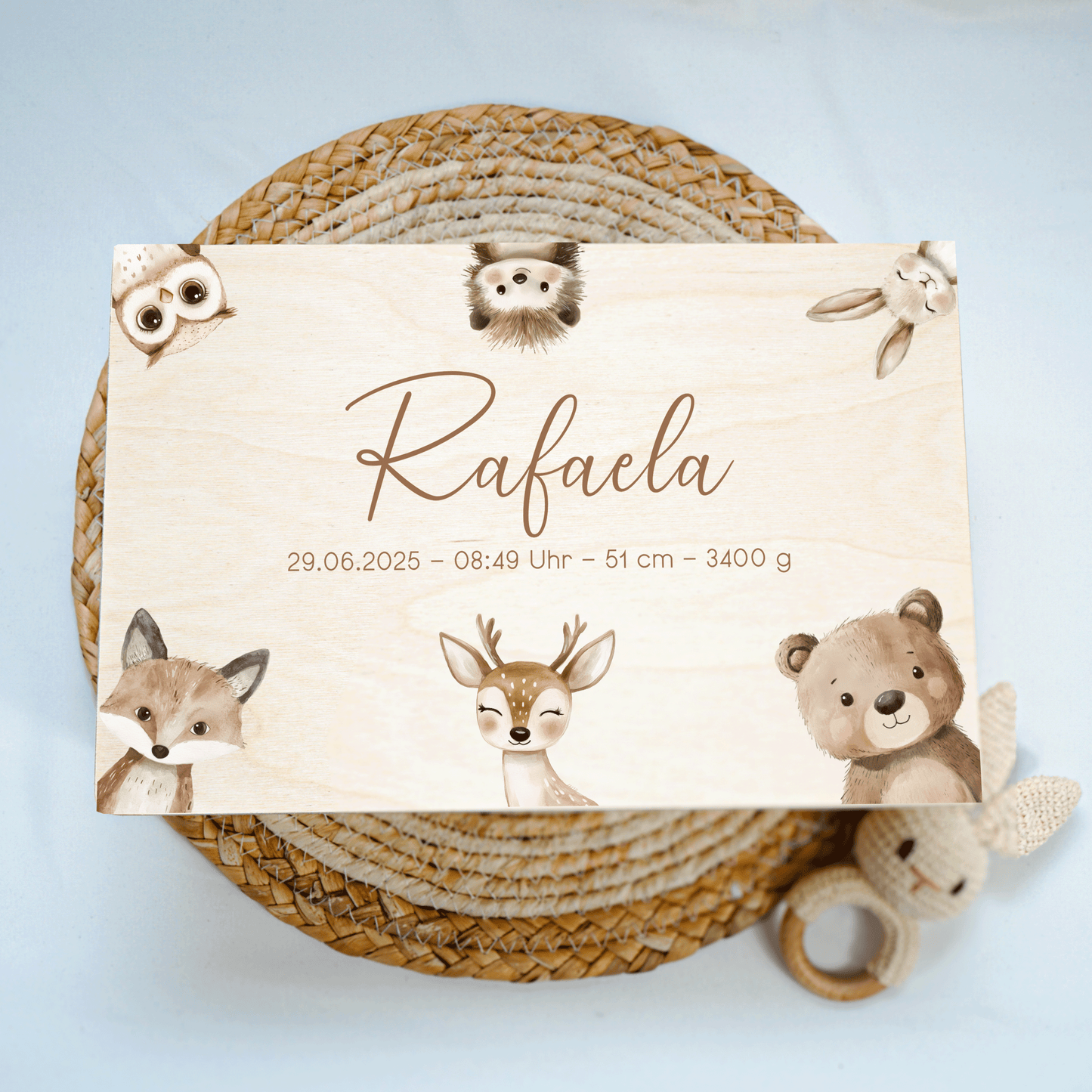 Personalized Memory Box - Baby Lion