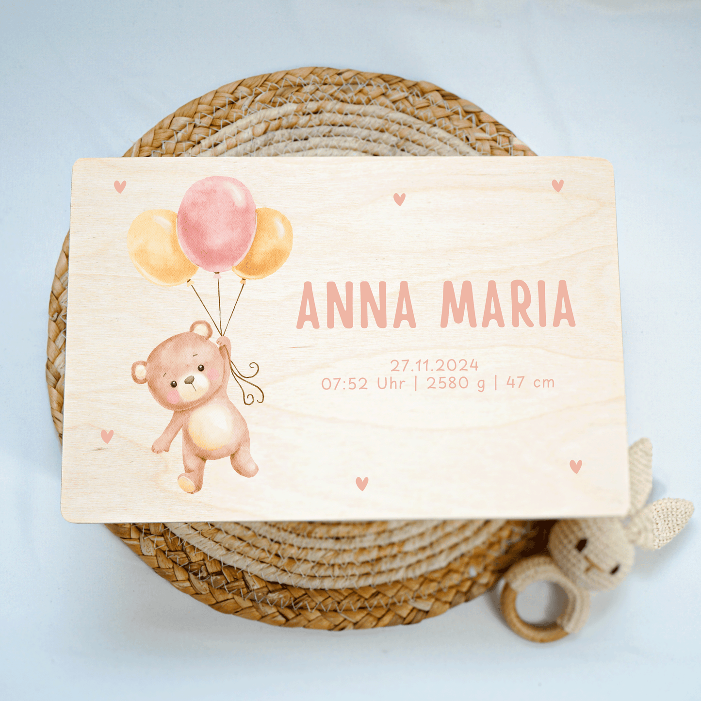 Personalized Memory Box - Baby Lion