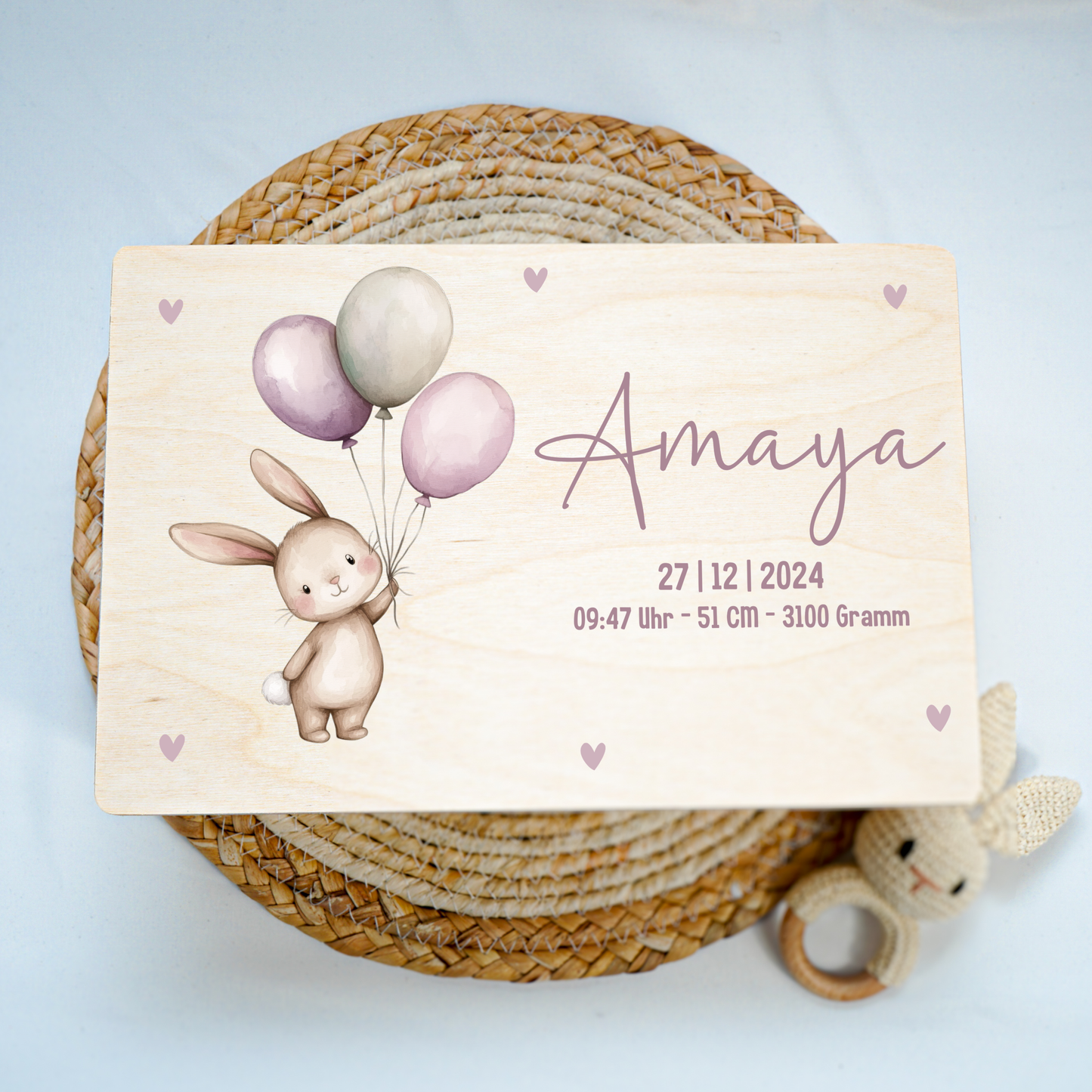 Personalized Memory Box - Baby Lion