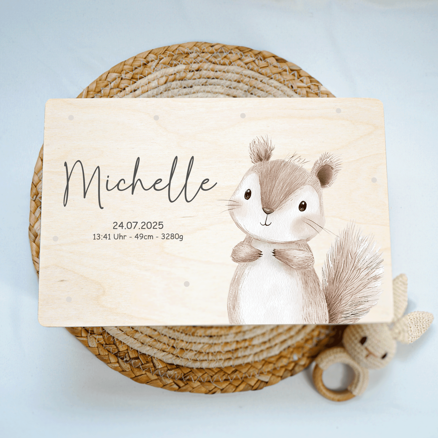 Personalized Memory Box - Baby Lion