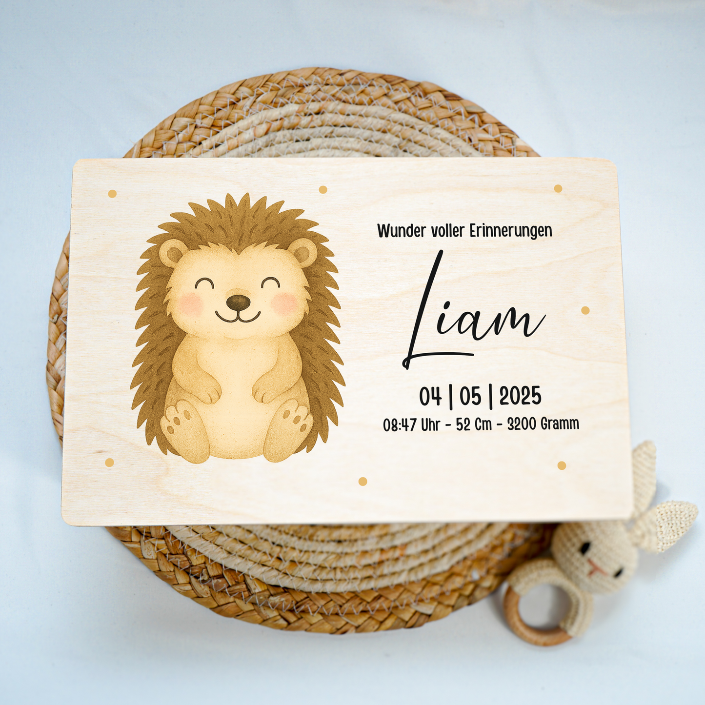 Personalized Memory Box - Baby Lion
