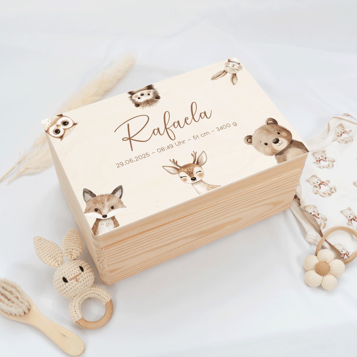 Personalized Memory Box - Baby Lion