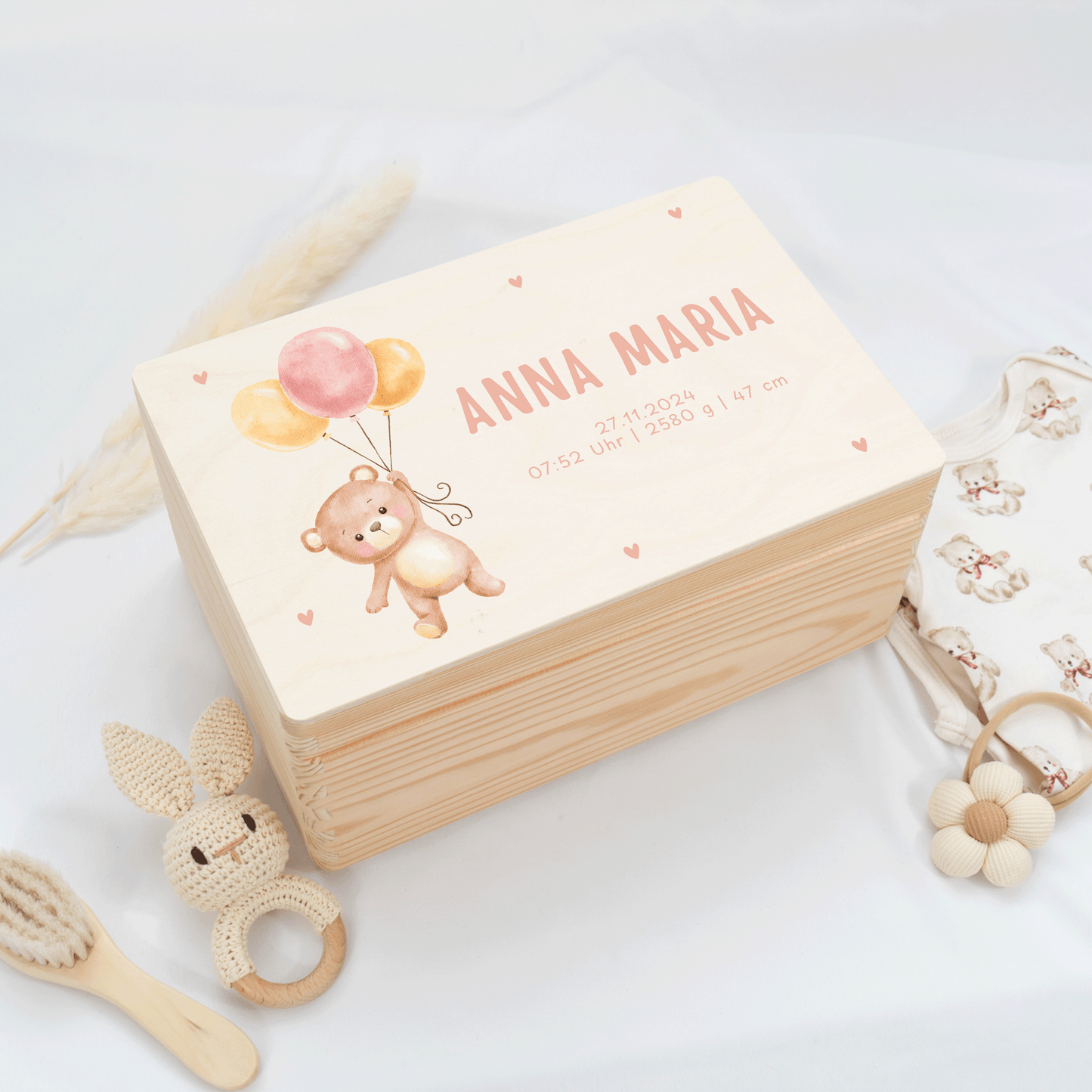 Personalized Memory Box - Baby Lion