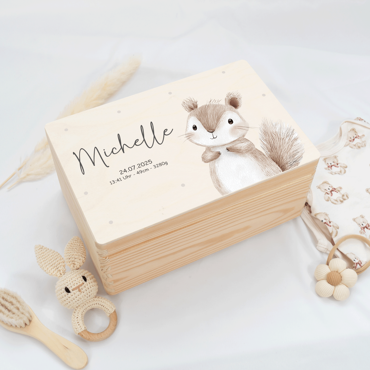 Personalized Memory Box - Baby Lion