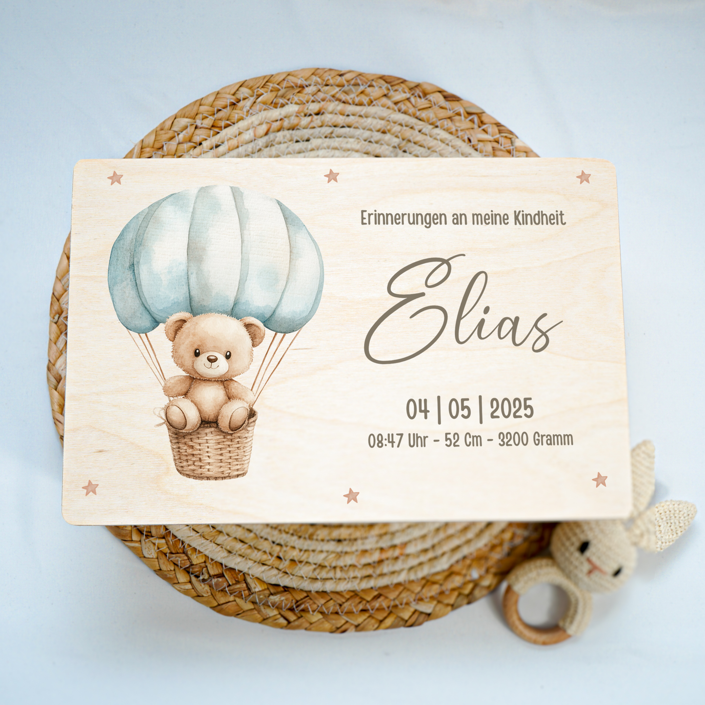 Personalized Memory Box - Baby Lion