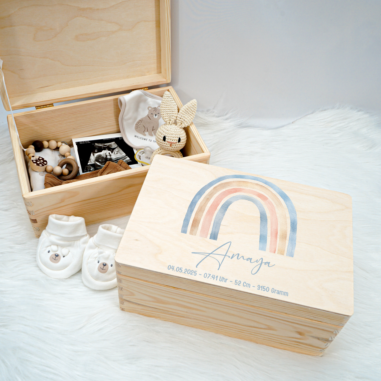 Personalized Memory Box - Baby Lion