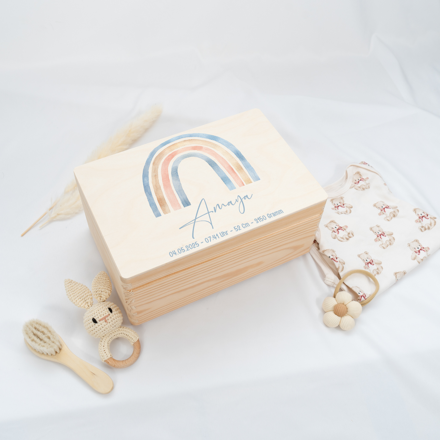 Personalized Memory Box - Baby Lion