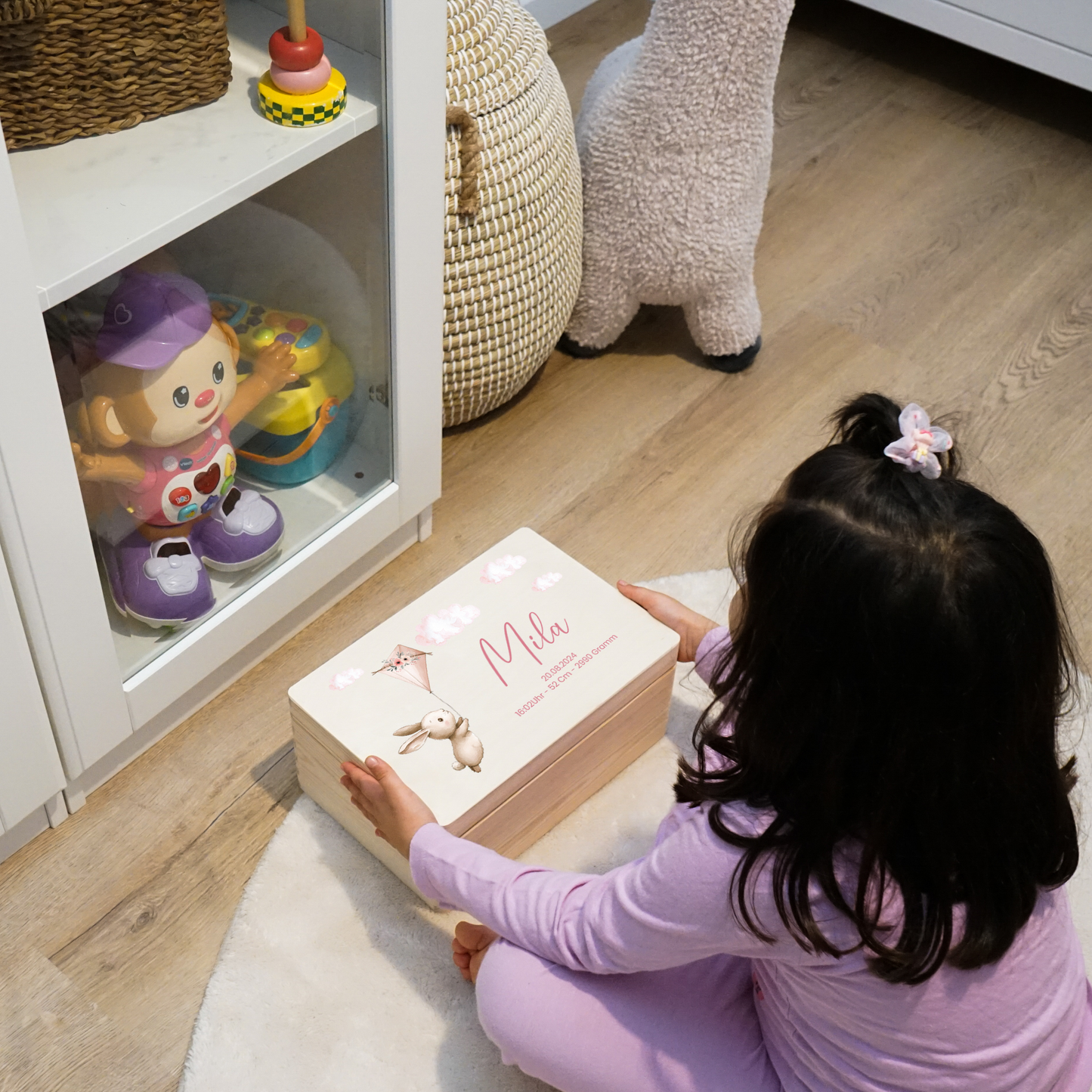 Personalized Memory Box - Baby Lion