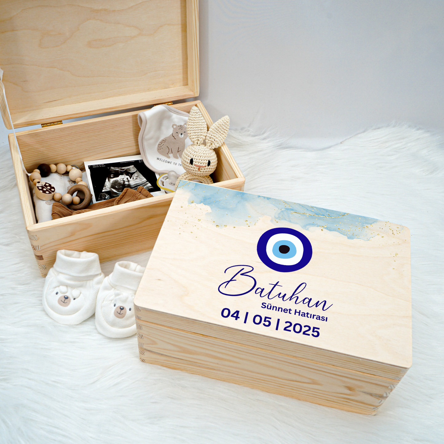 Personalized Memory Box - Baby Lion