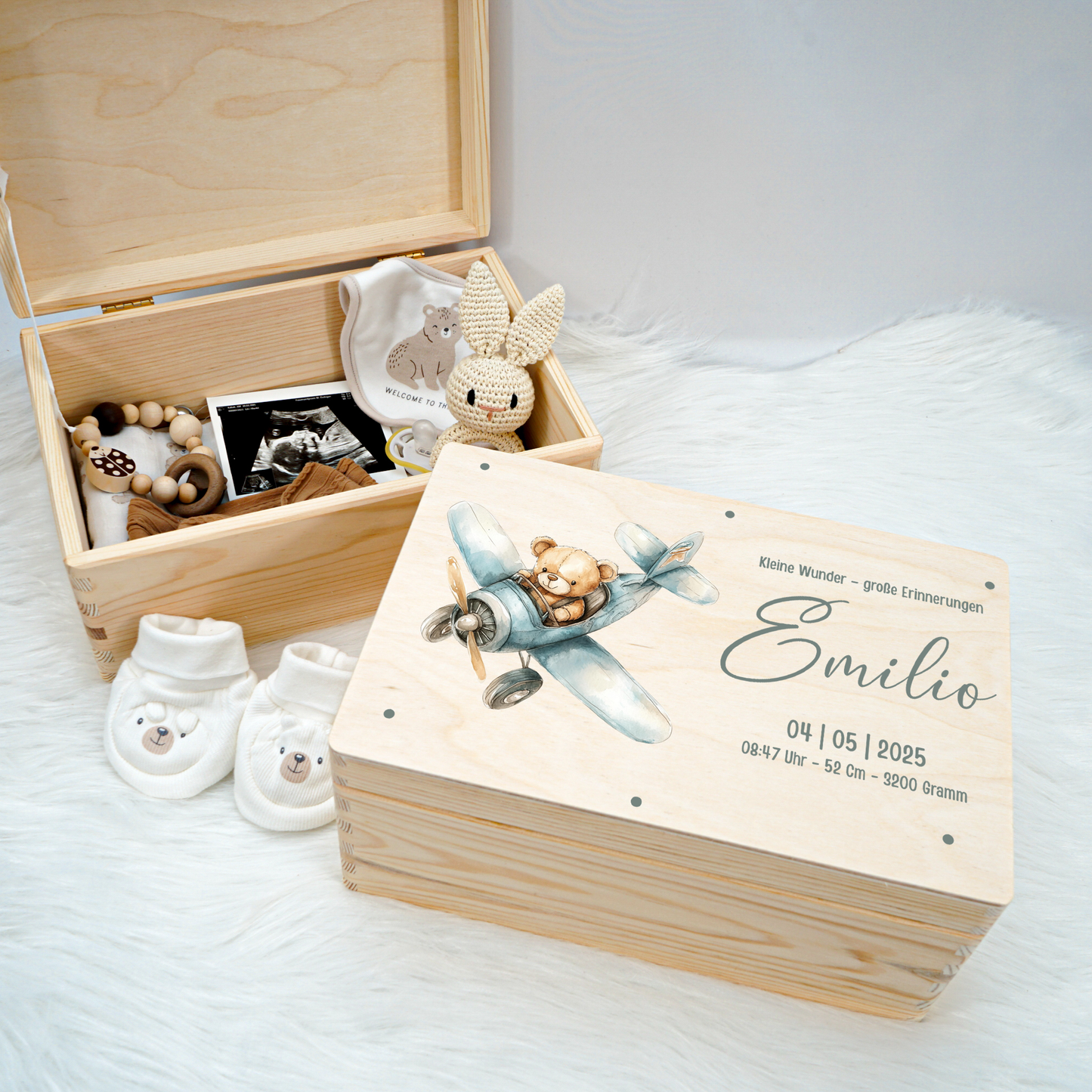 Personalized Memory Box - Baby Lion