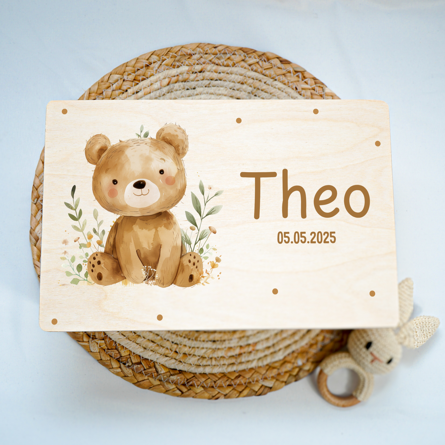 Personalized Memory Box - Baby Lion