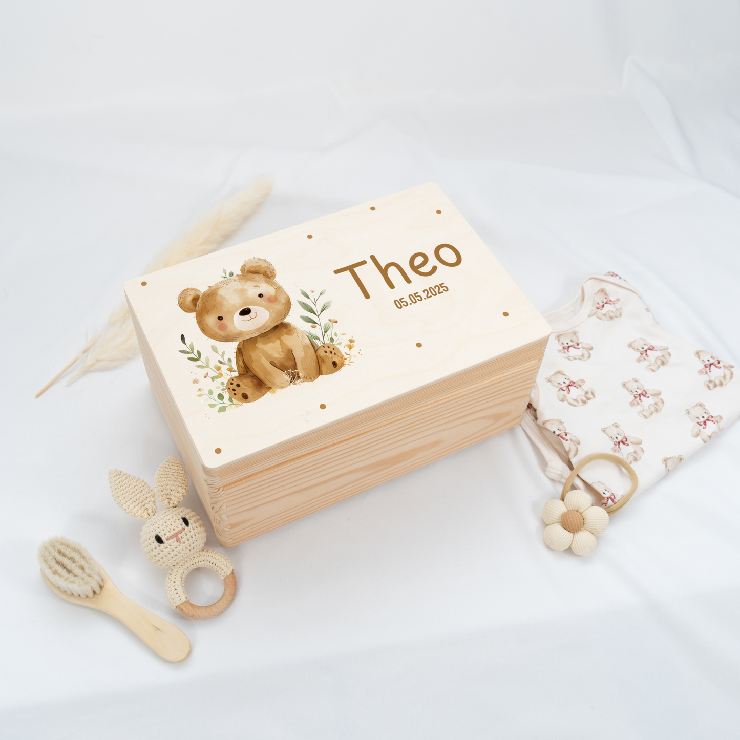 Personalized Memory Box - Baby Lion