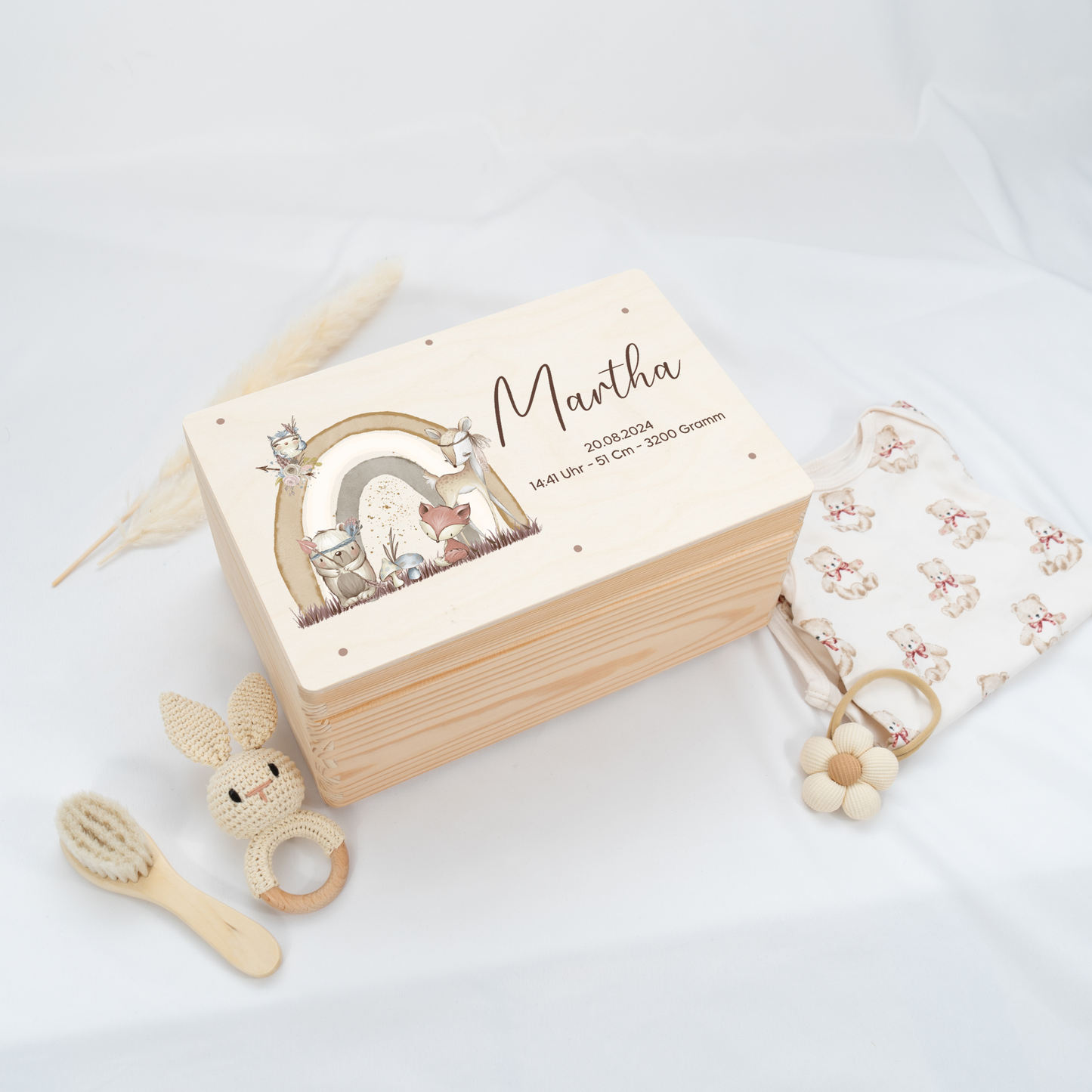 Personalized Memory Box - Baby Lion