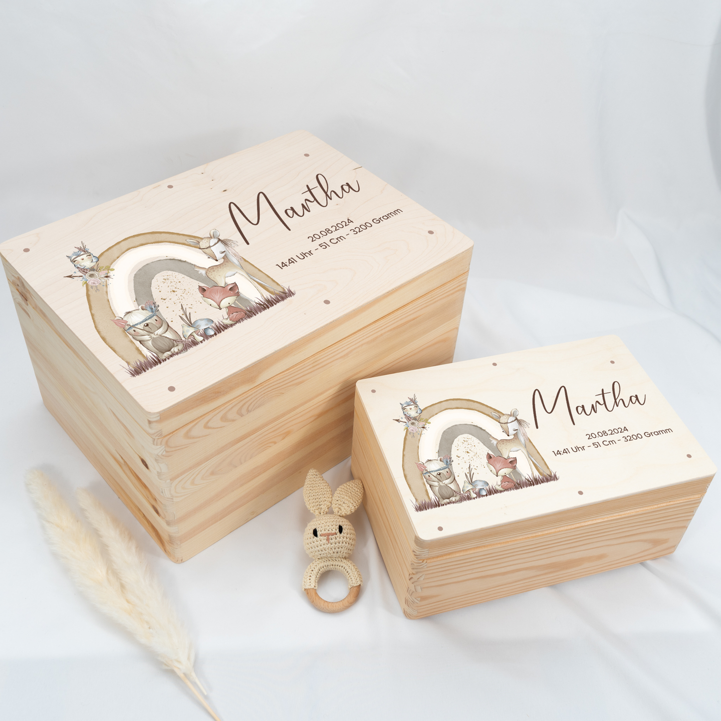Personalized Memory Box - Baby Lion