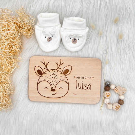 Frühstücksbrettchen - Baby Deer