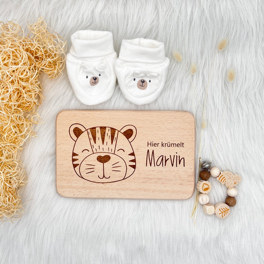 Frühstücksbrettchen Personalisiert Safari Animal