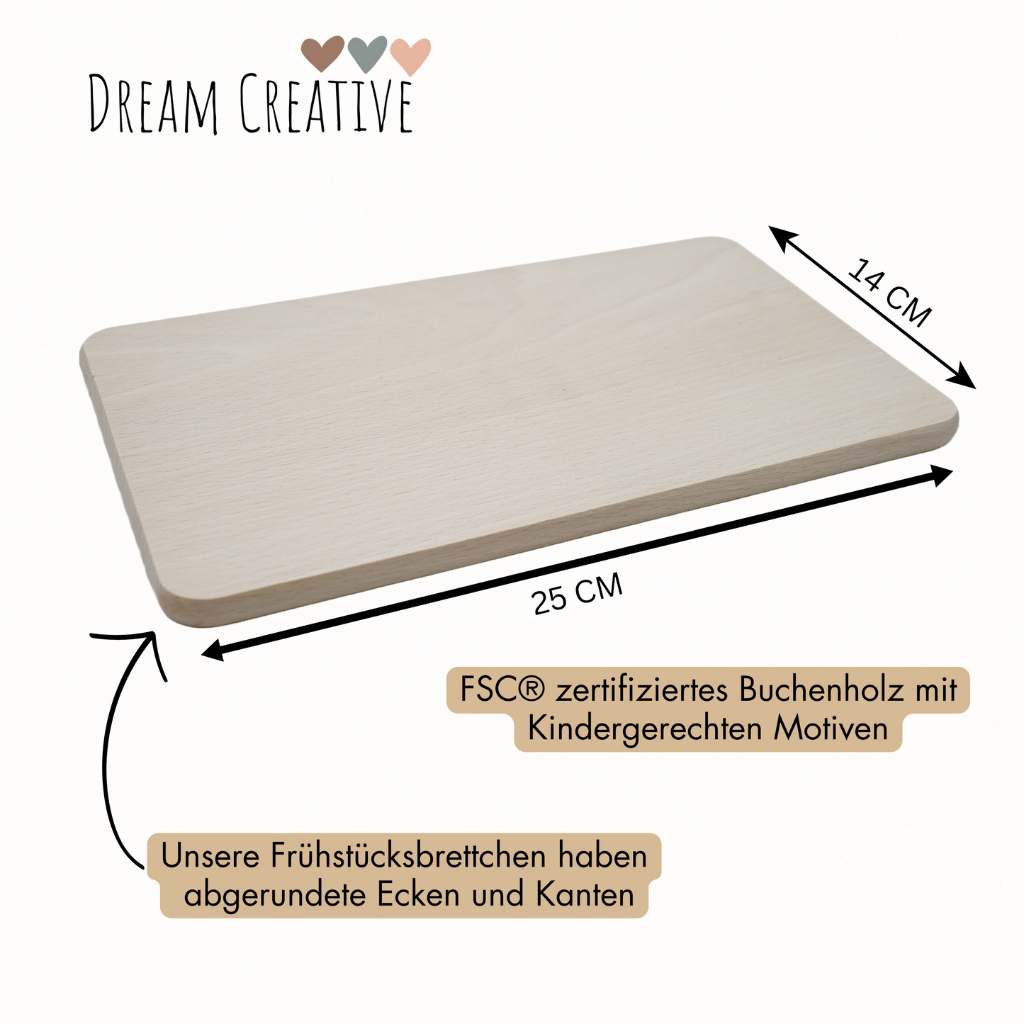Frühstücksbrettchen Personalisiert - Safari Animals