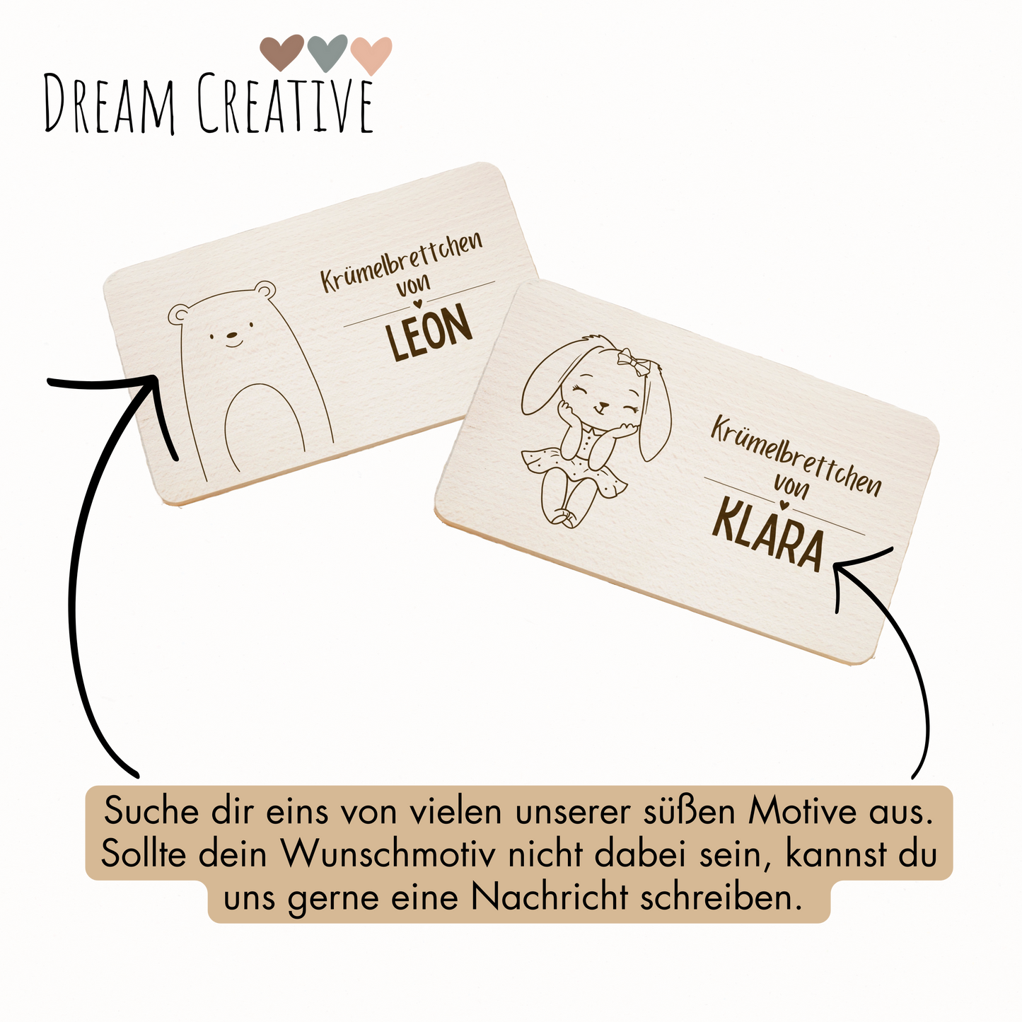 Frühstücksbrettchen Personalisiert - Safari Animals