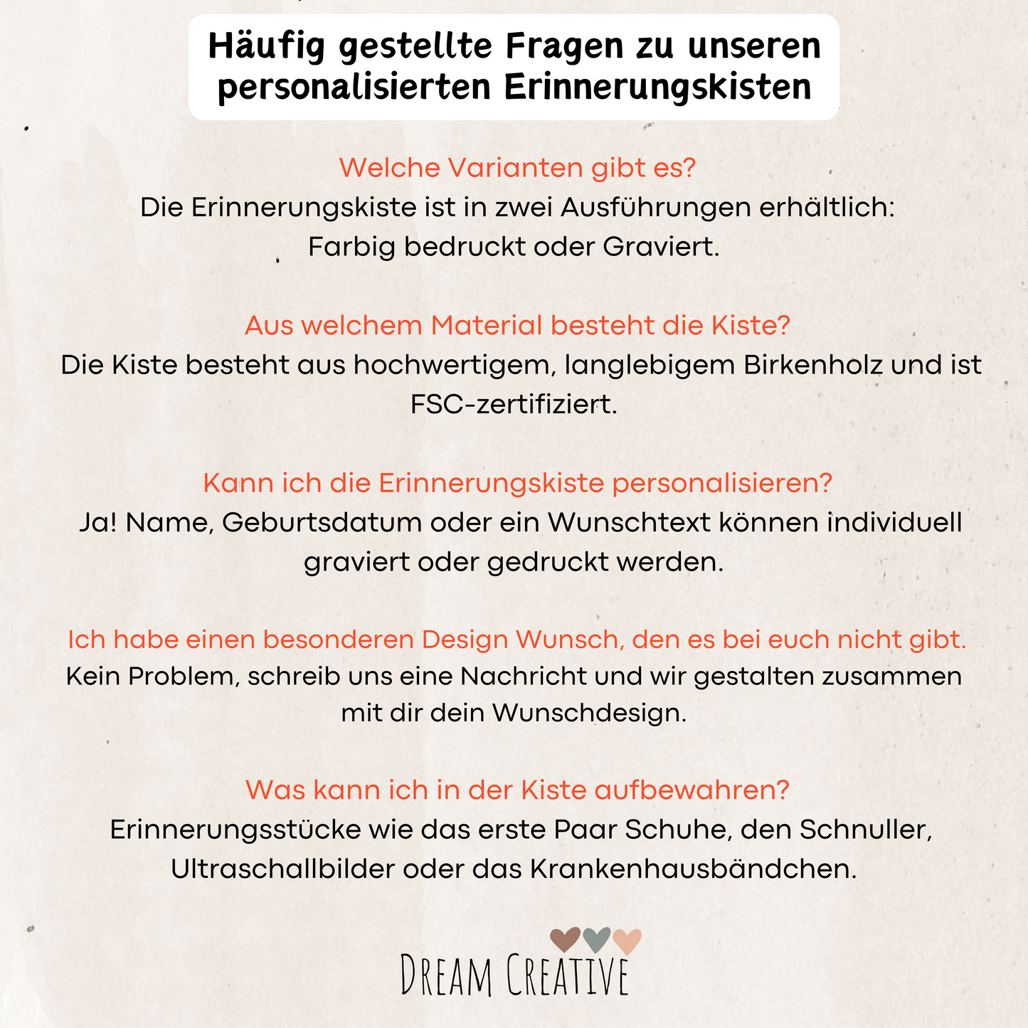 Personalisierte Erinnerungskiste - Rosa Schmetterling