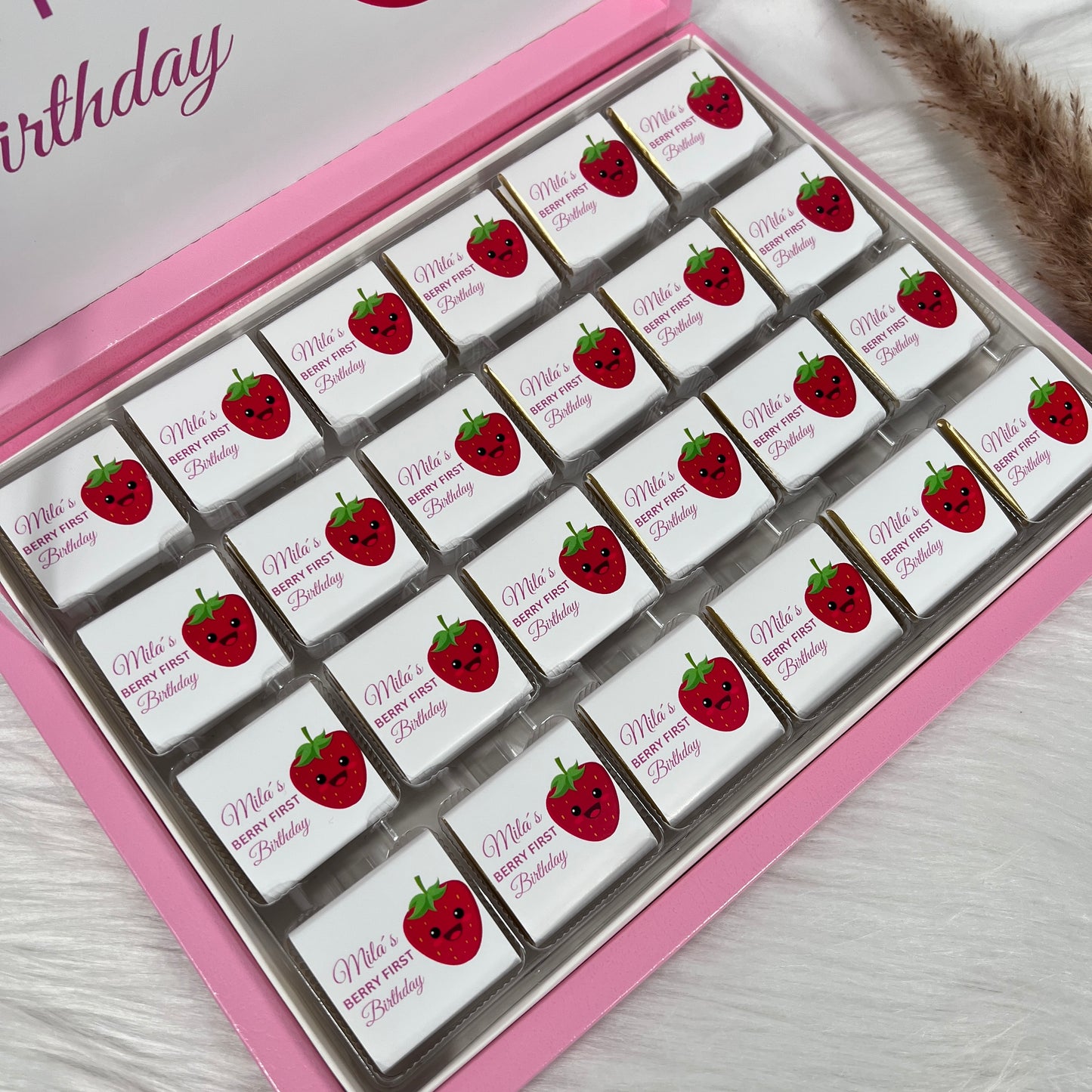 Schokobox Personalisiert - Berry Birthday Bash