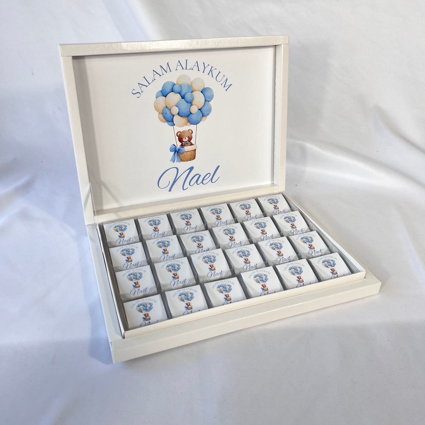 Chocolate Box Personalized - Teddy Bear Beige
