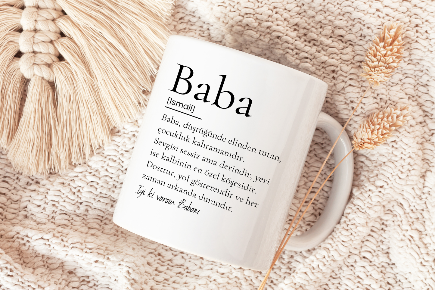 Personalisierte Tasse - Baba Definition