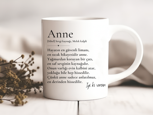 Personalisierte Tasse - Anne Definition