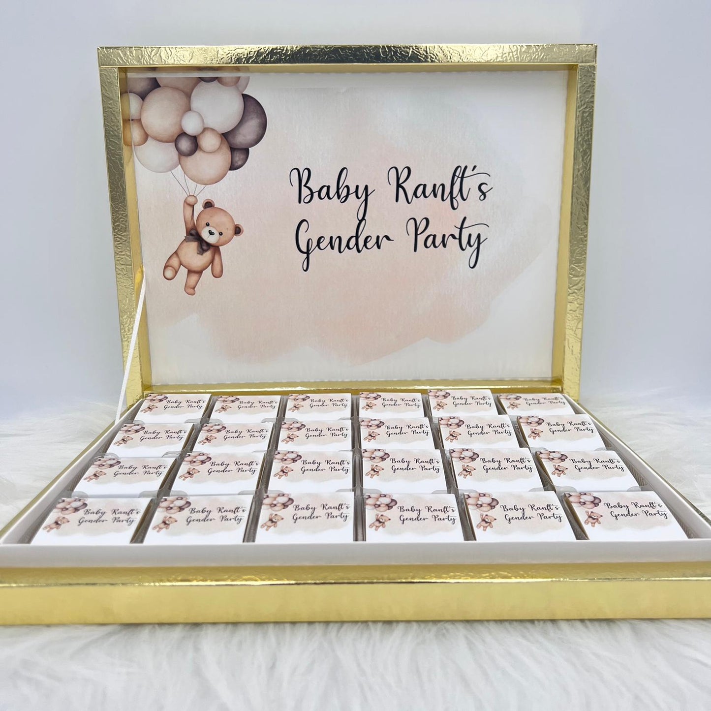 Schokobox Personalisiert - Gender Reveal Party