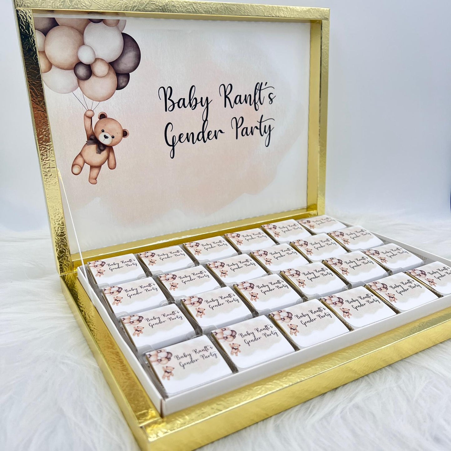 Schokobox Personalisiert - Gender Reveal Party
