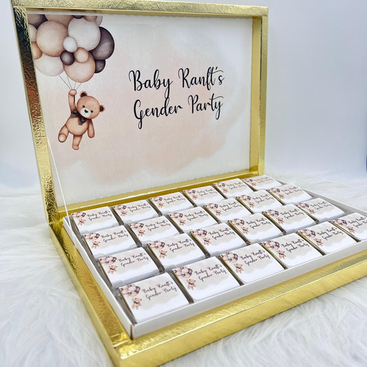 Schokobox Personalisiert - Gender Reveal Party
