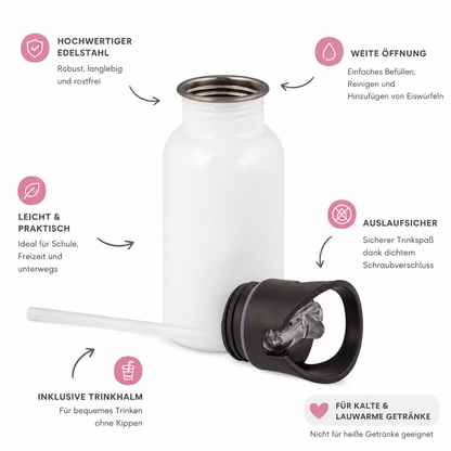 Trinkflasche personalisiert - Süße Biene
