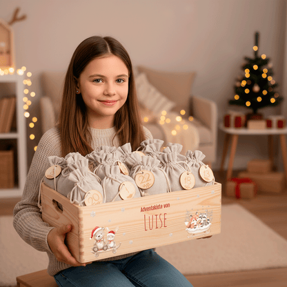Adventskalender personalisiert zum befüllen - Weihnachtszauber