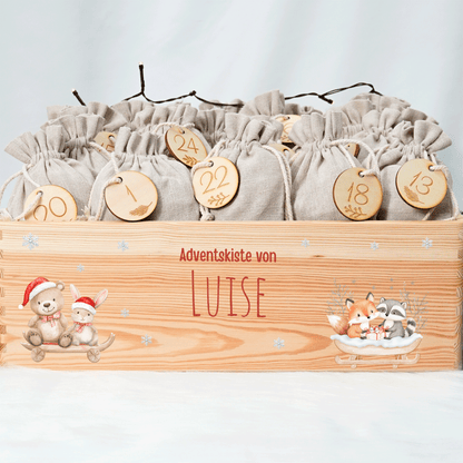 Adventskalender personalisiert zum befüllen - Weihnachtszauber