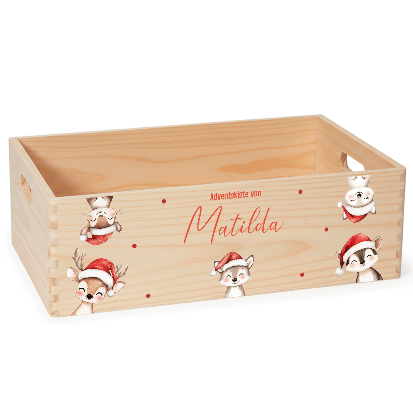 Adventskalender personalisiert zum befüllen - Weihnachtliche Bärenfreunde