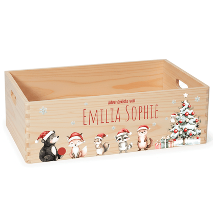 Adventskalender personalisiert zum befüllen - Besinnliche Weihnachten