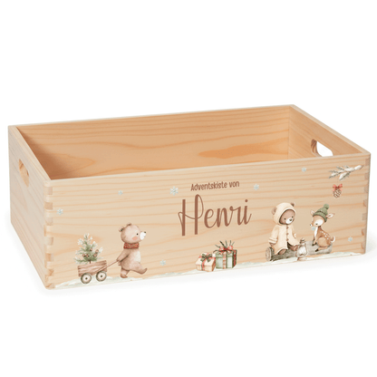 Adventskalender personalisiert zum befüllen - Bärenfreunde