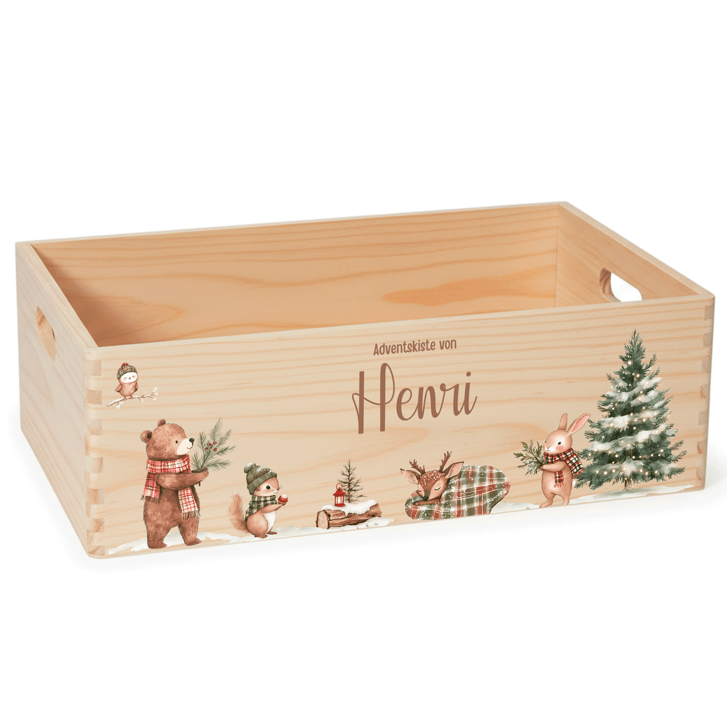Adventskalender personalisiert zum befüllen - Winterfreunde