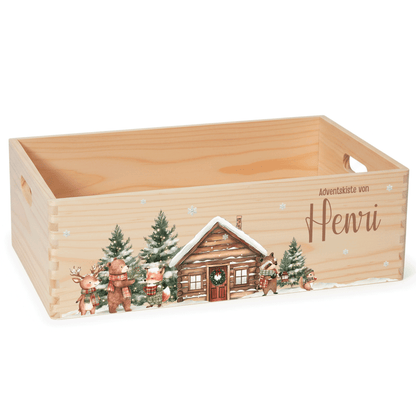 Adventskalender personalisiert zum befüllen - Festliche Freunde