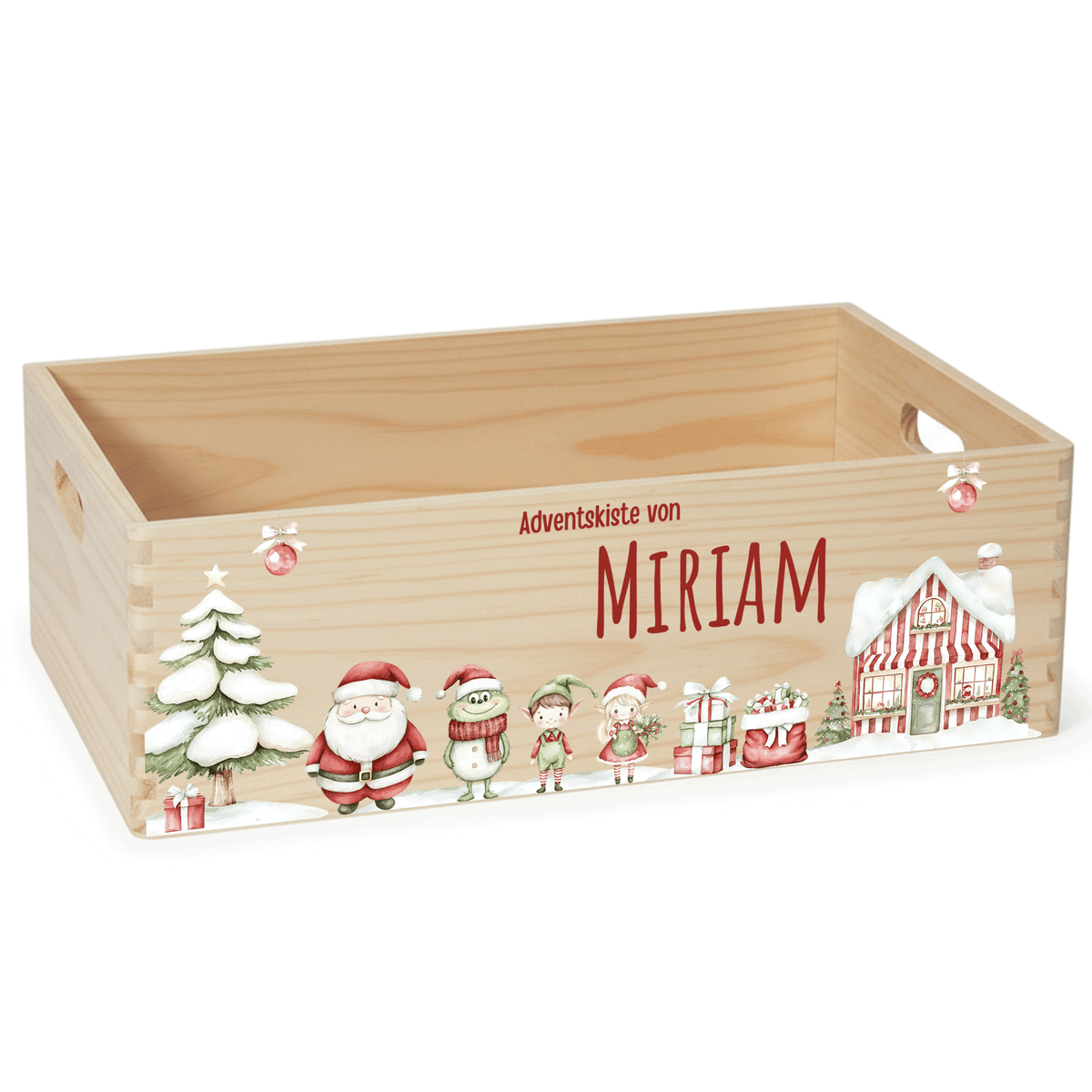 Adventskalender personalisiert zum befüllen - Weihnachtsfamilie