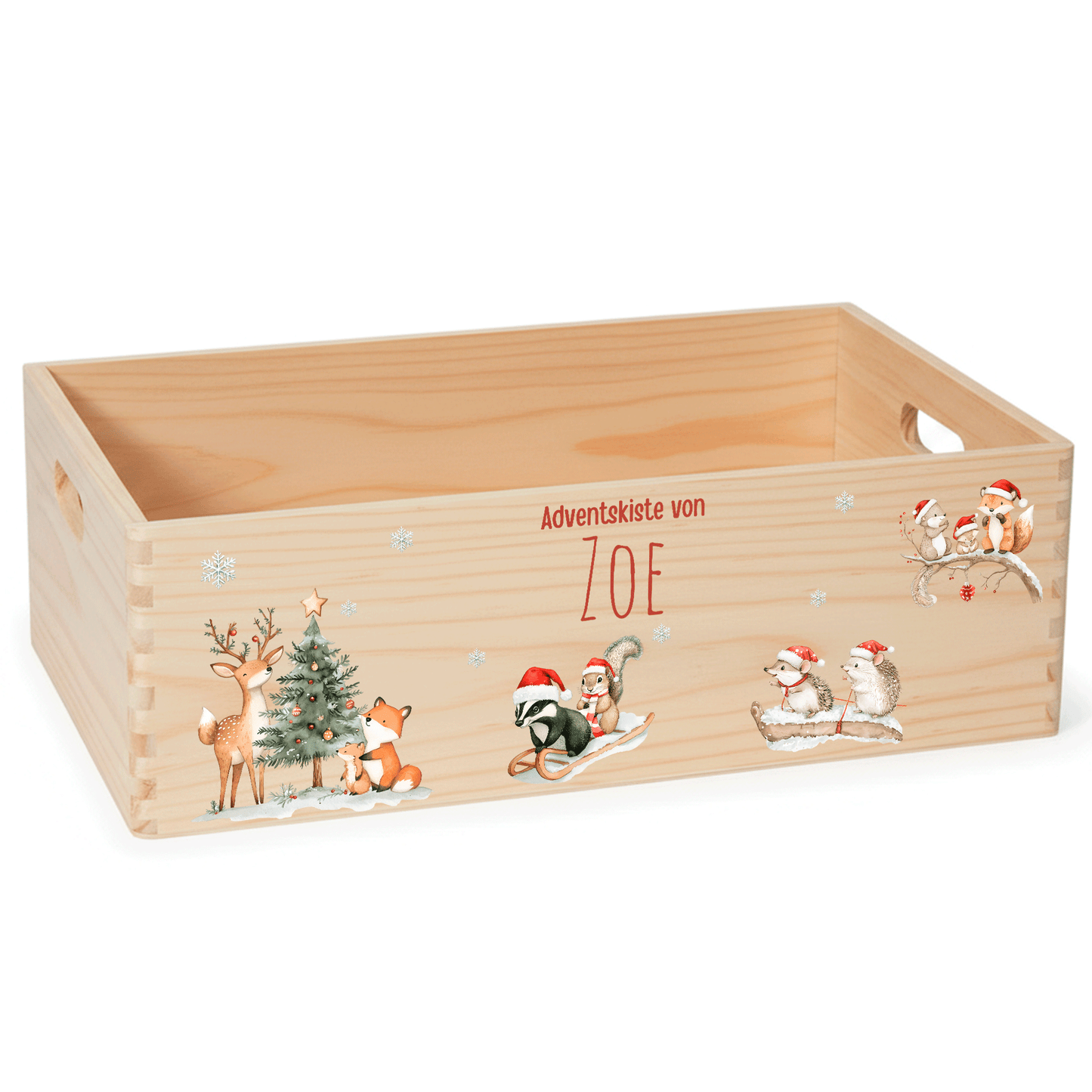 Adventskalender personalisiert zum befüllen - Waldweihnacht