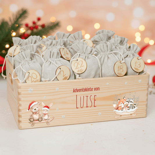 Adventskalender personalisiert zum befüllen - Weihnachtszauber