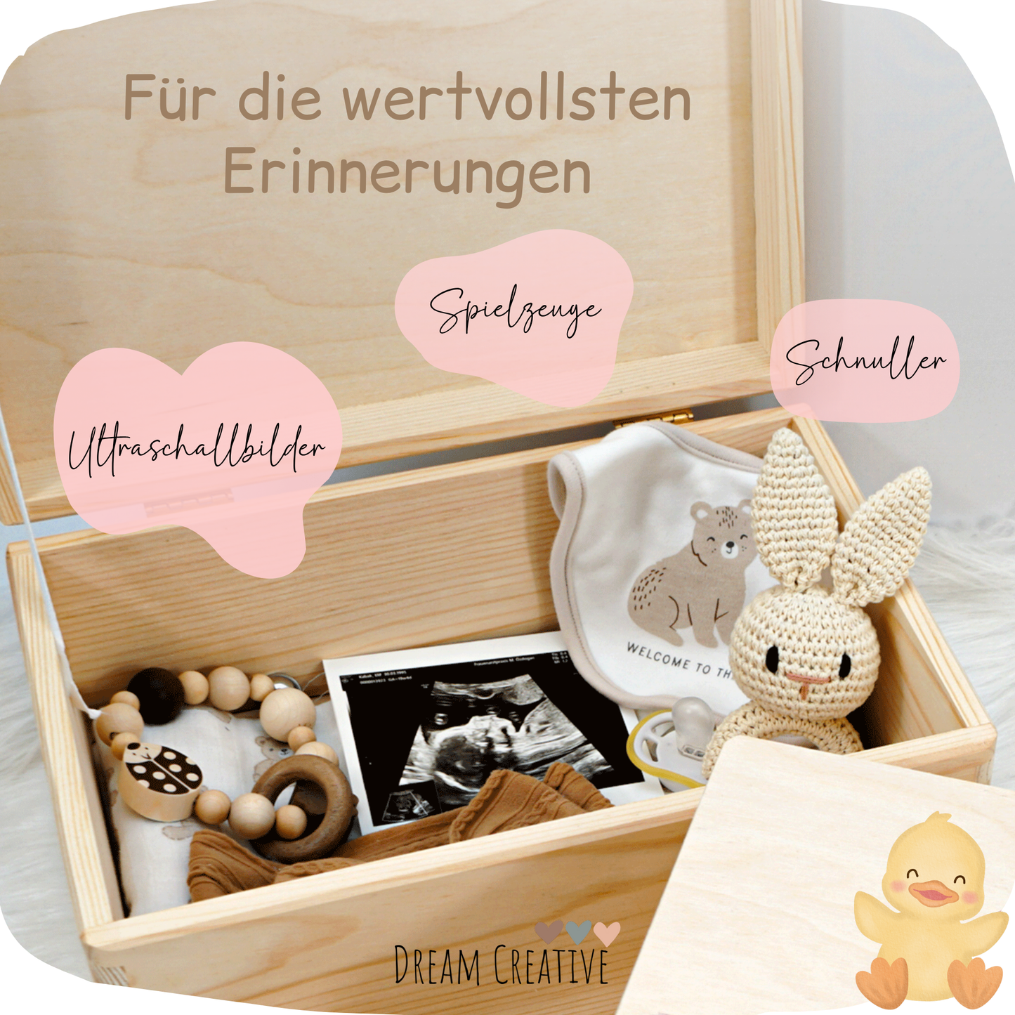 Personalized Memory Box - Baby Lion