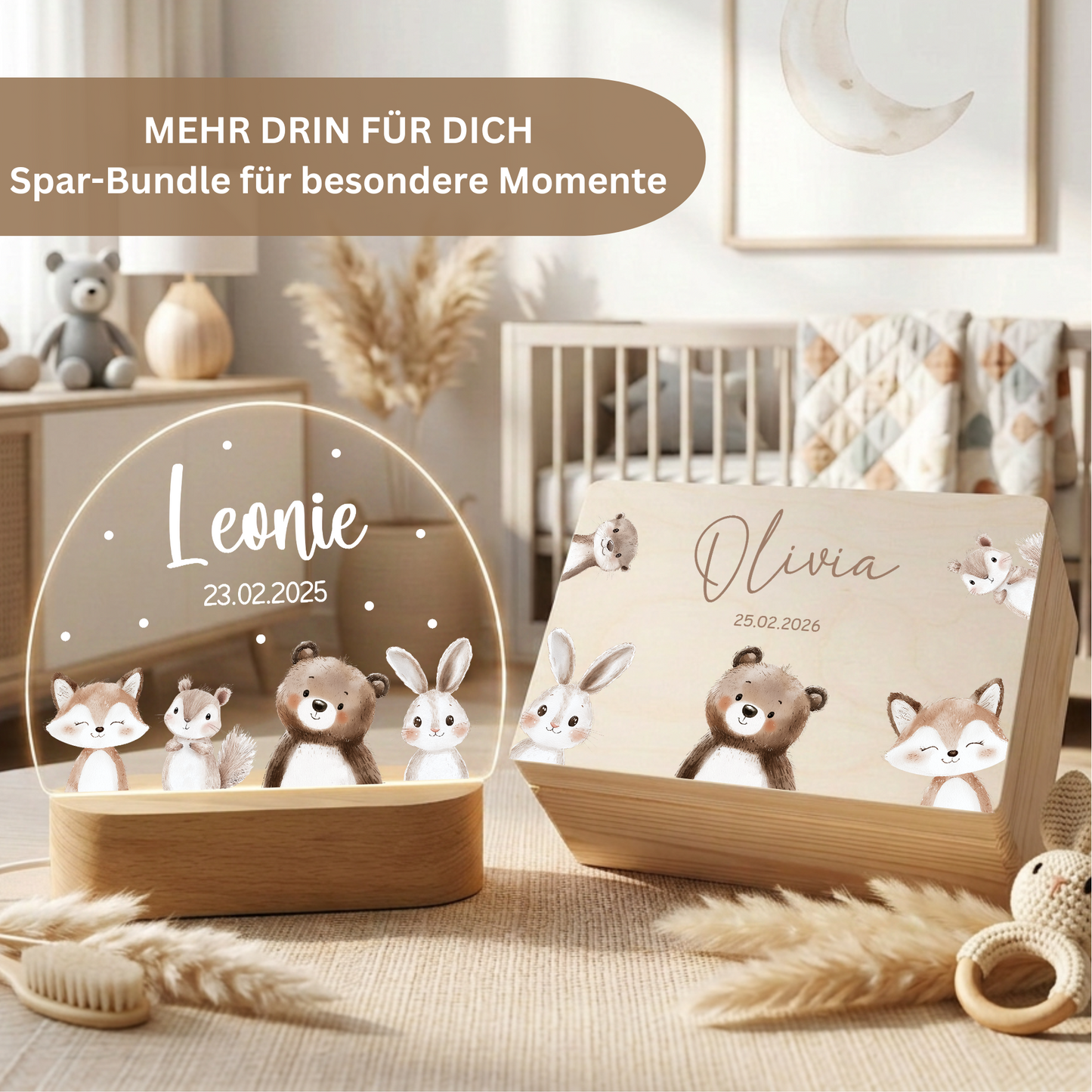 Bundle Sparset | Erinnerungskiste & Nachtlampe - Bärenfreunde