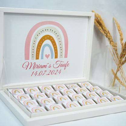 Chocolate Box Personalized - Rainbow Pink
